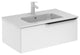 UNIT 32" MIO 1DR Matt White/ Black Handle With Ceramic Top