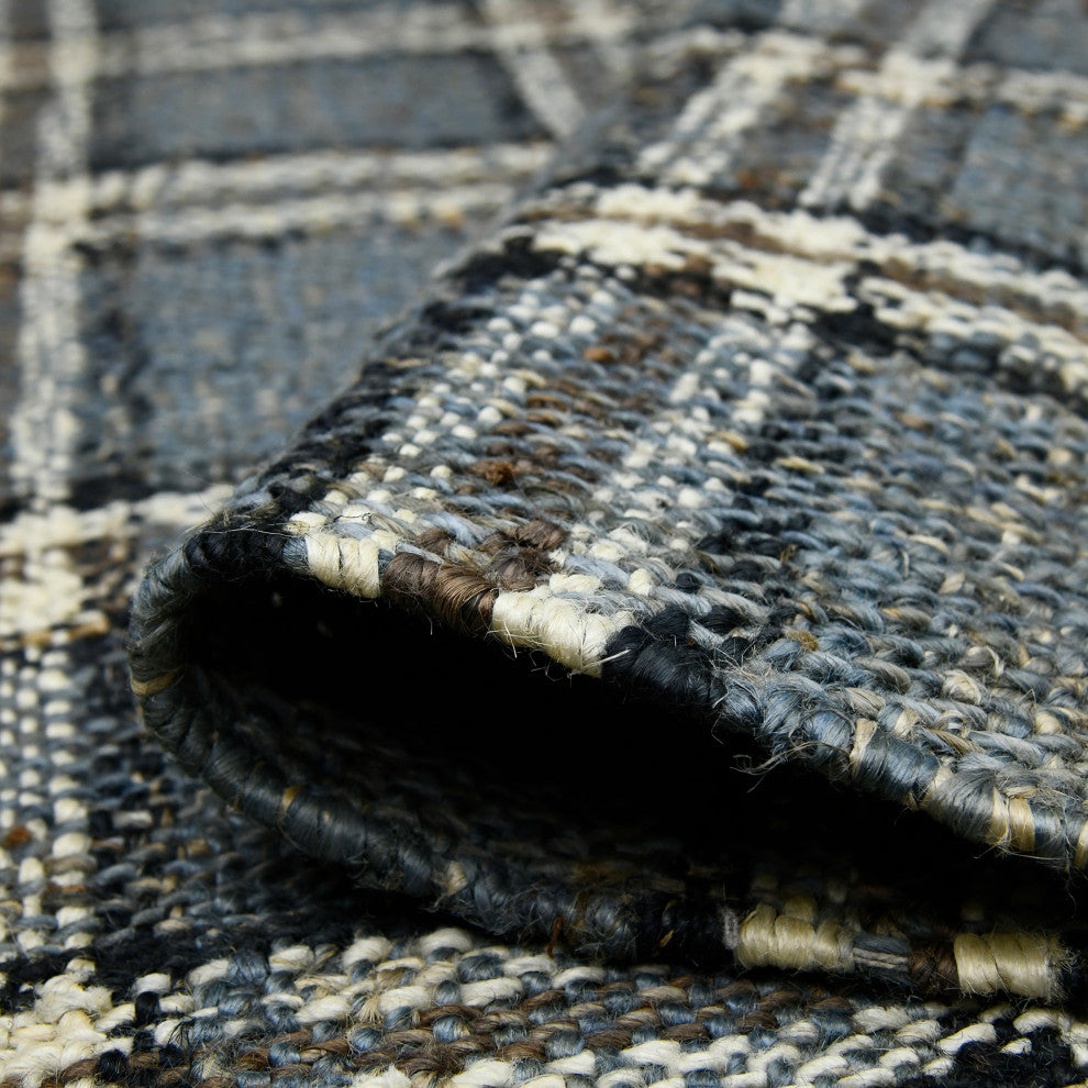 Hampton Okatan Area Rug, Blue, 2' x 3', Plaid