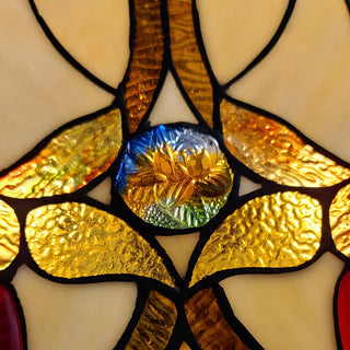 Tiffany Style 2 Light Journey Floor Lamp, 63" Tall