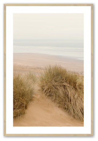 Raw Maple 12" x 16" Beachside Bliss Framed Print