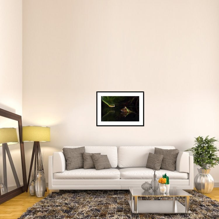 "Courage" Framed Digital Print by Shikhei Goh, 38"x28"