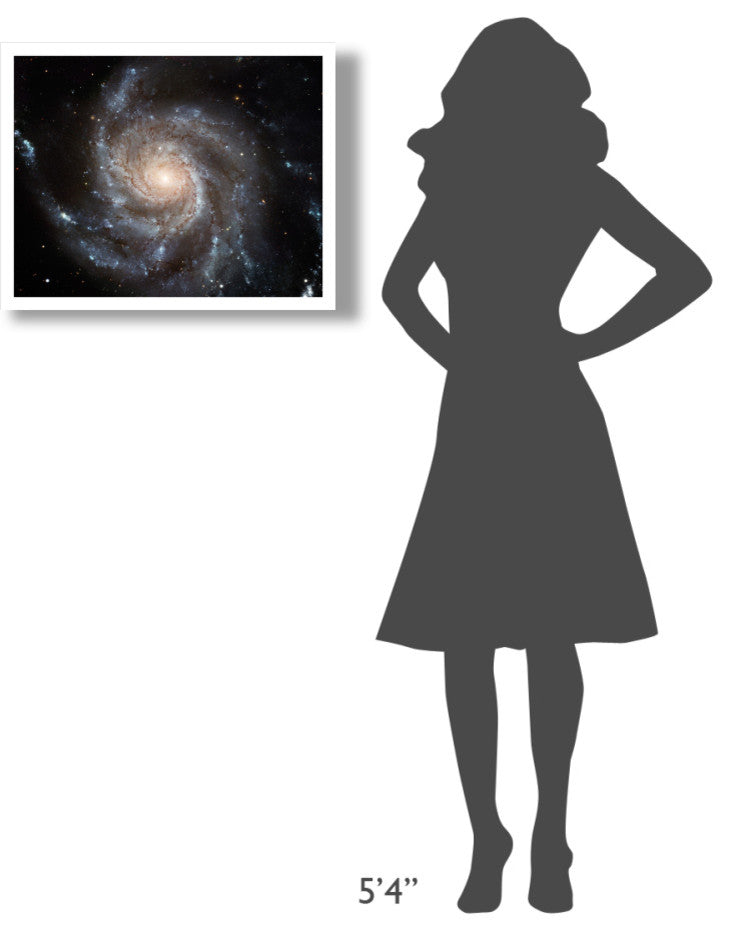 "Messier 101 (M101)" Digital Paper Print by NASA, 26"x20"