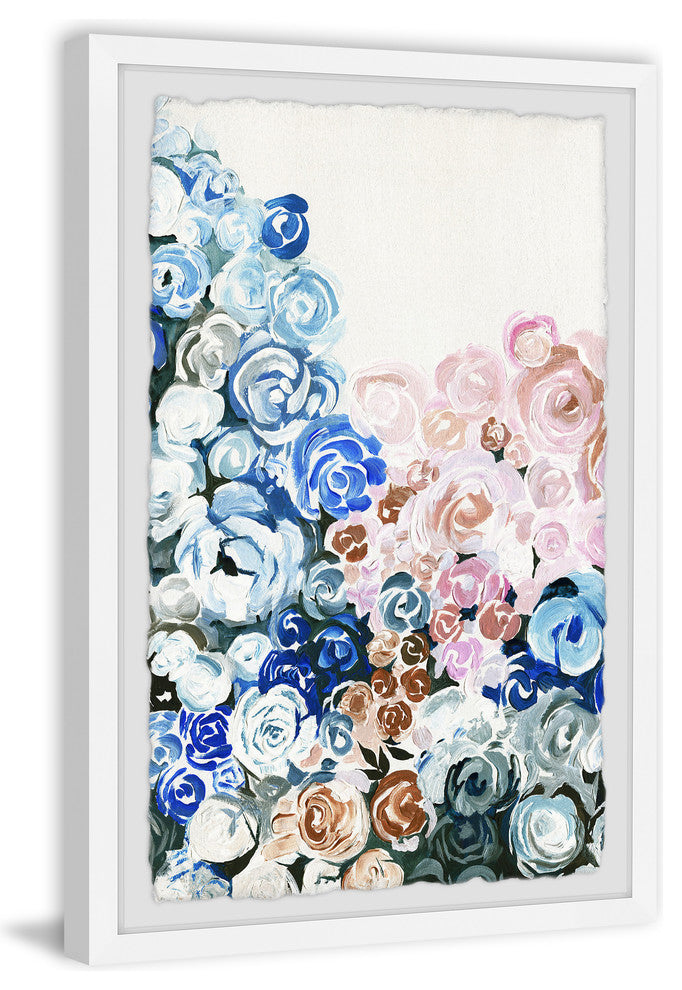 "Rose Bloom" Framed Painting Print, 16"x24"