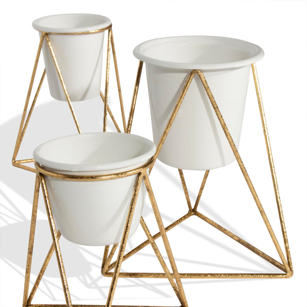 3-Piece Viola Table Top Planter Set