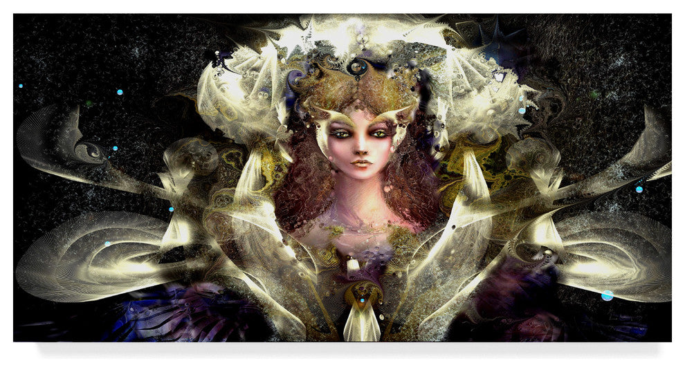 "Girl With Yellow Eyes" by RUNA, Canvas Art, 47"x24"
