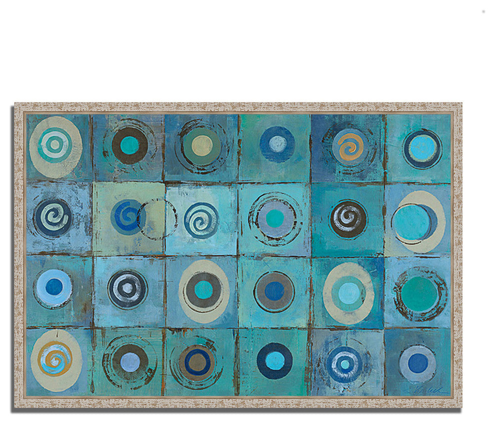 "Underwater Mosaic" By Silvia Vassileva, Giclee Print On Canvas, Ready To Hang