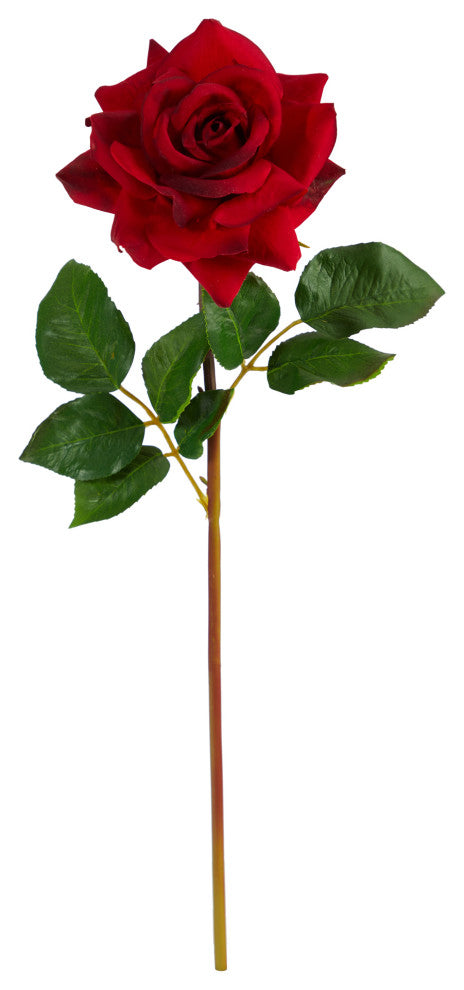 20" Rose Artificial Flower, Set of 6