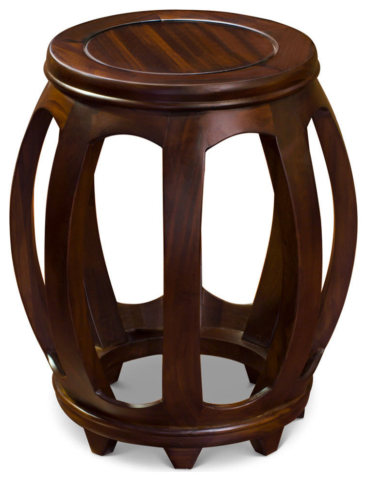 Chinese Wooden Drum Stool