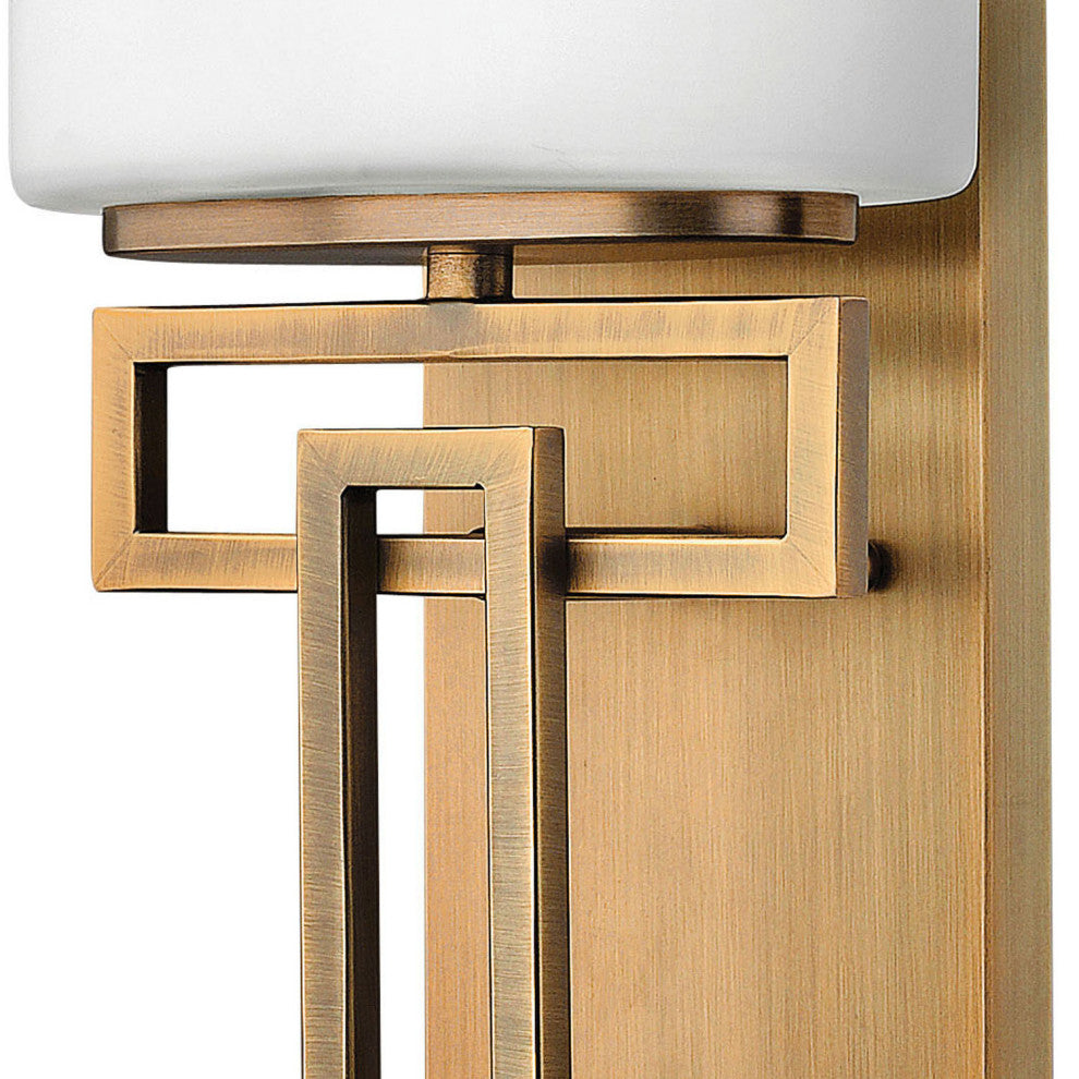 Hinkley Lanza Medium Single Light Vanity, Brushed Bronze