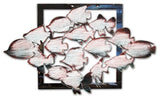 Aquatic Fish, Wooden Decoration
