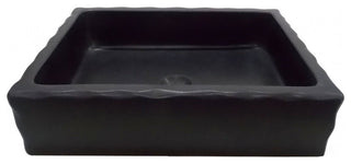 Eden Bath EB_S037LS-H Antique Rectangular Vessel Sink In Honed Lava Stone