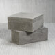 Carpi 10" x 5" Suede Lux Decorative Box, Shoreline Gray
