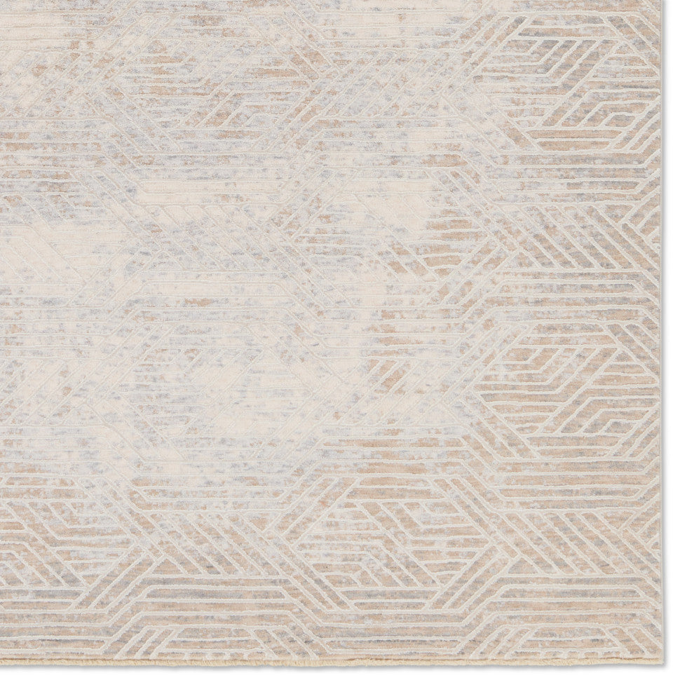 Jaipur Living Olympian Geometric Tan/ Gray Area Rug 4'X6'