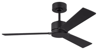 Rozzen 44" Ceiling Fan, Midnight Black
