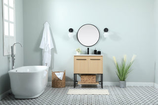 Sue 30" Single Bathroom Vanity, Maple