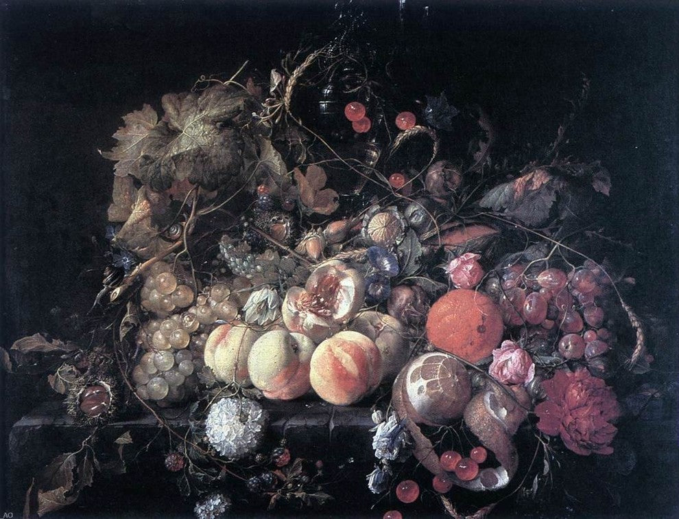 Cornelis De Heem Still-Life With Flowers and Fruit Wall Decal