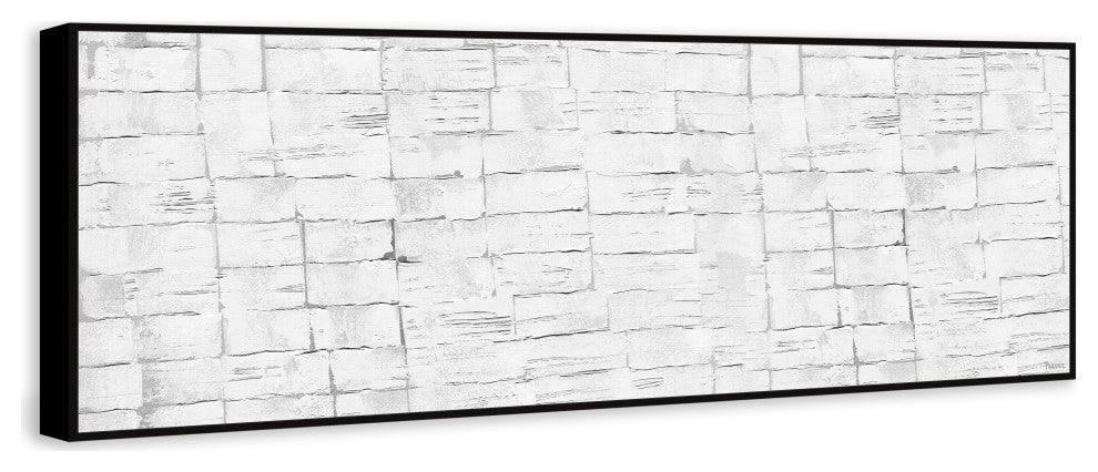 "Fine Idea" Floater Framed Painting Print on Canvas, 45x15