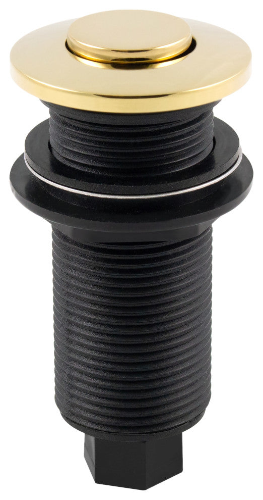 Replacement Disposal Air Switch Trim, Polished Brass