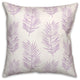 Purple Fern Leaves 20x20 Indoor/Outdoor Pillow