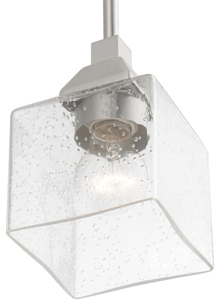 Aragon 1 Light Brushed Nickel Mini Pendant