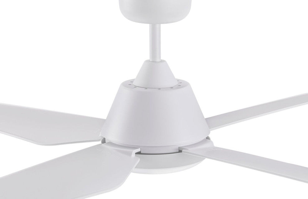 Lucci Air Aria 132-cm LED Light with Remote Ceiling Fan, White