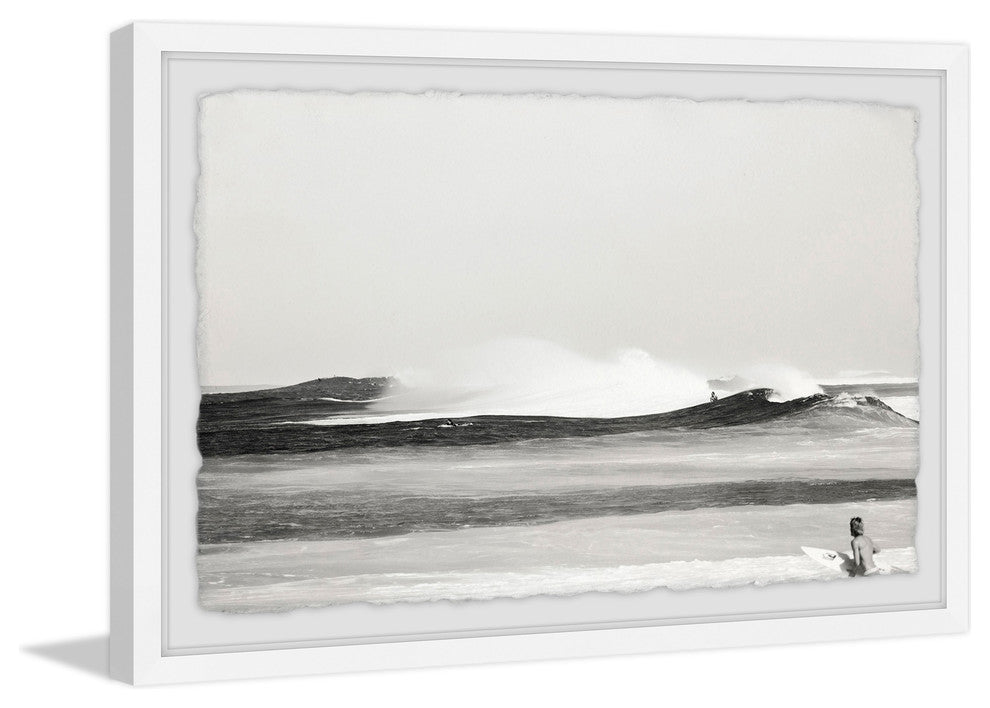 "Throwback" Framed Painting Print, 12"x8"