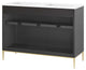 Awaken 48" Bathroom Vanity, White Black