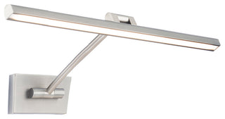 Reed LED Adjustable Picture Light 3000K, Brushed Nickel, 25"