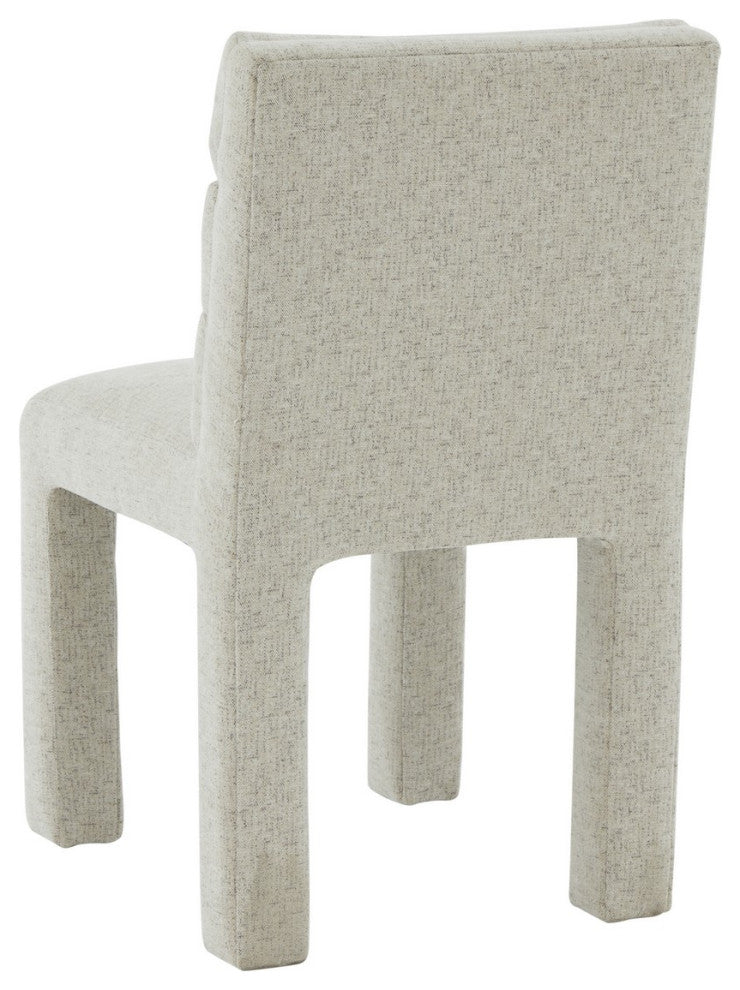 Safavieh Couture Pietro Tufted Dining Chiar, Taupe