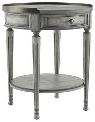 Sampson  Accent Table with Storage, Gray