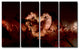 Ready2HangArt ''Glitzy Mist XXXVII'' by Tristan Scott, 24"x48", 4 Piece Set