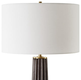 Uttermost Forage Dark Scalloped Table Lamp