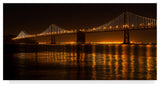 Lance Kuehne 'Bay Bridge' Canvas Art, 24"x12"