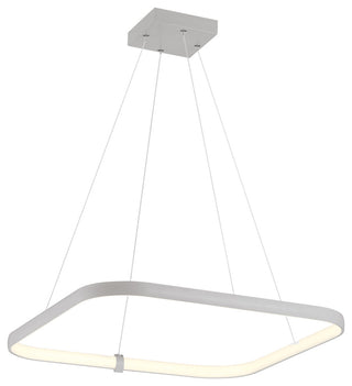 Access Lighting 50946LEDD/ACR Ravello 24"W LED Linear Chandelier - Satin