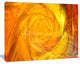 Mystic Abstract Fractal Rose, Oversized Abstract Canvas Art Print, 60x40