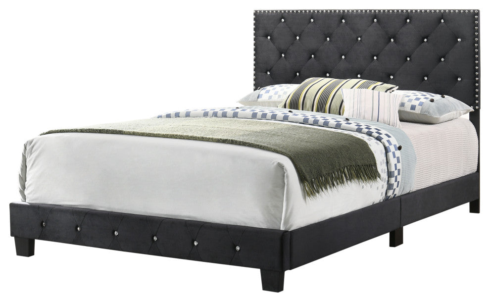 Suffolk Full Bed, Black, Full