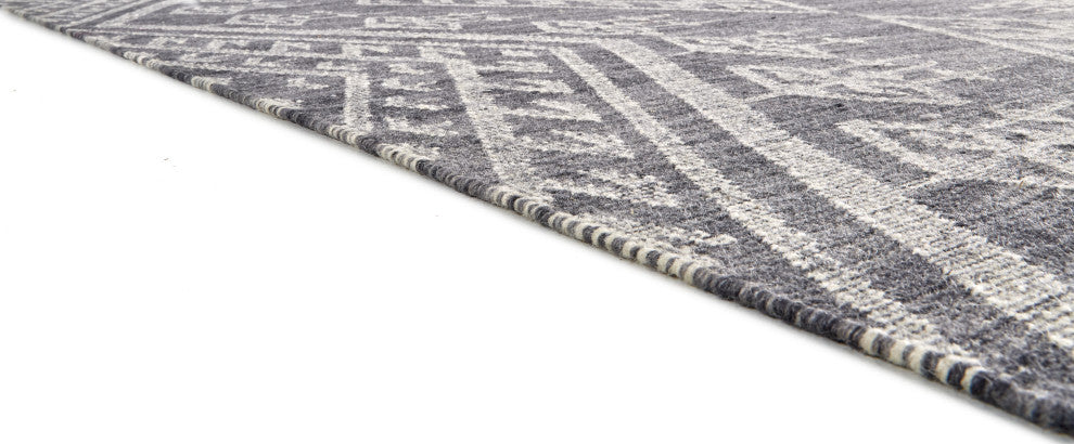 Weave & Wander Bray Navy/Ivory Rug, 10'x14'