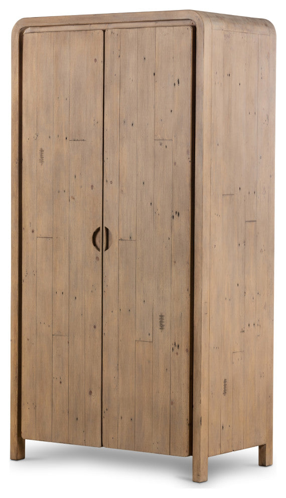 Everson Cabinet, Scrubbed Teak