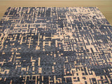 Blue Contemporary Abstract Anand Area Rug