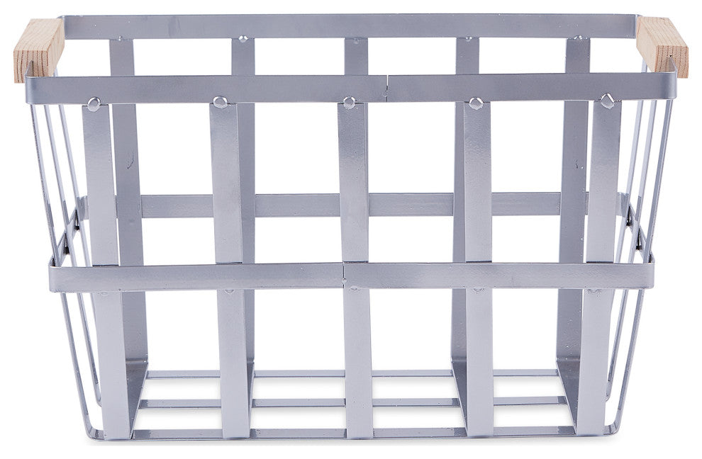 DII Asst Galvanized Metal Urban Modern Basket Set of 3