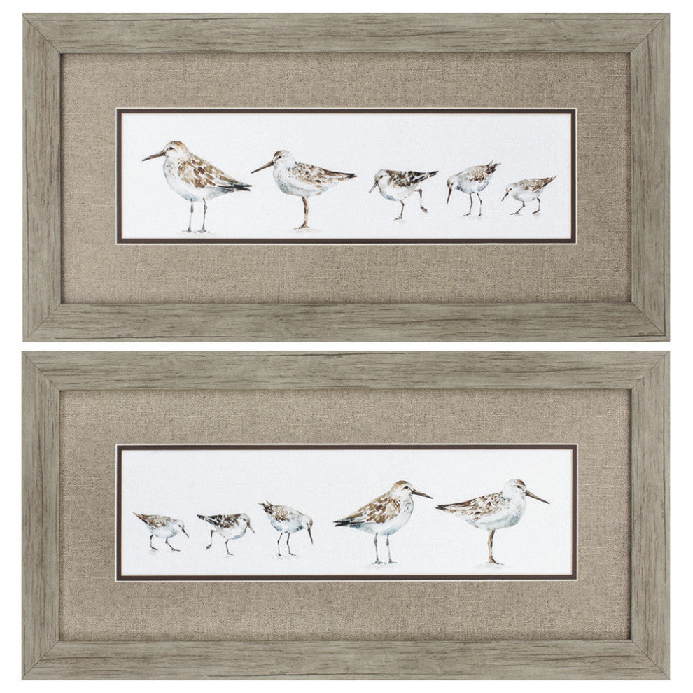 Pebbles & Sandpipers, 2-Piece Set