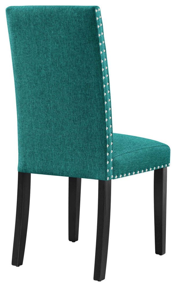 Parcel Dining Upholstered Side Chair, Teal