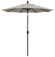 California Umbrella 7.5' Patio Umbrella in Woven Granite