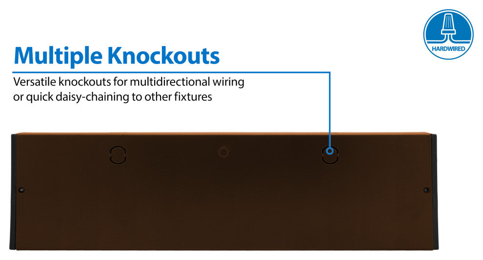 NUC-5 Series Selectable LED Under Cabinet Light, Oil Rubbed Bronze, 12.5