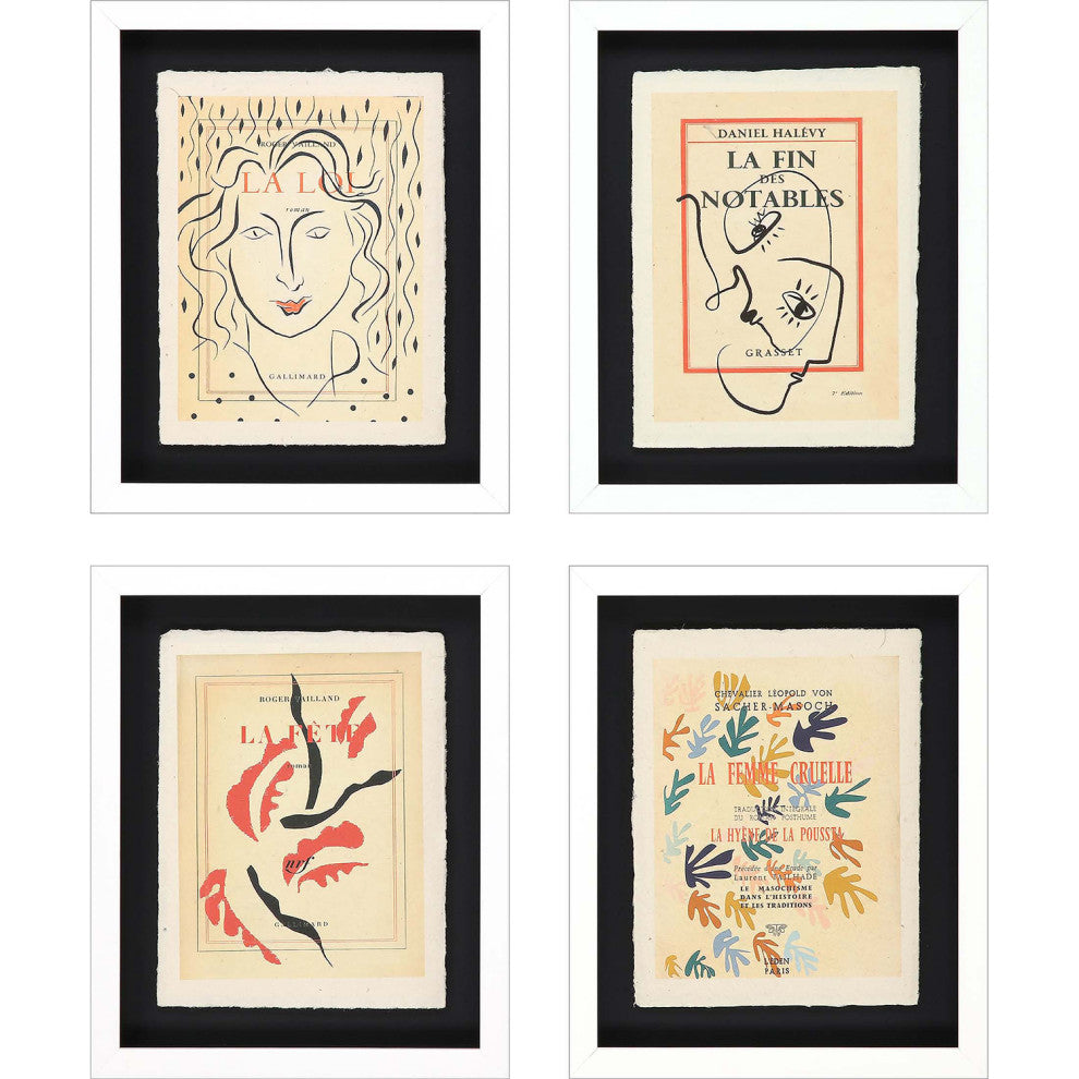 Lepal III Framed Art, 4-Piece Set