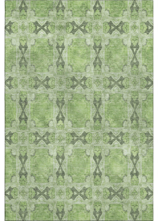 Premium Machine Washable Mayfield AMF564 Green 9' x 12' Rug
