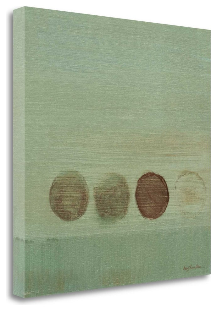 "Aqua Drops I" By Karen Lorena Parker, Giclee Print on Gallery Wrap Canvas
