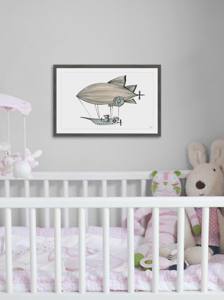 "Voyager" Framed Painting Print, 36"x24"