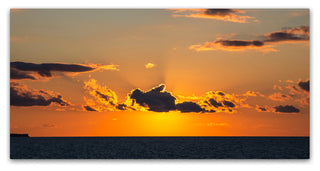 Kurt Shaffer 'Sunset Beauty' Canvas Art, 19"x10"