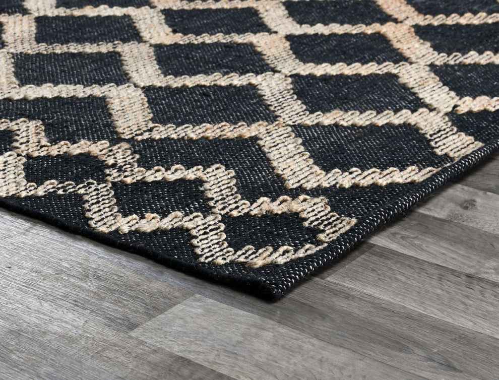 Classic Home Gobi Black/Natural 8x10 Rug